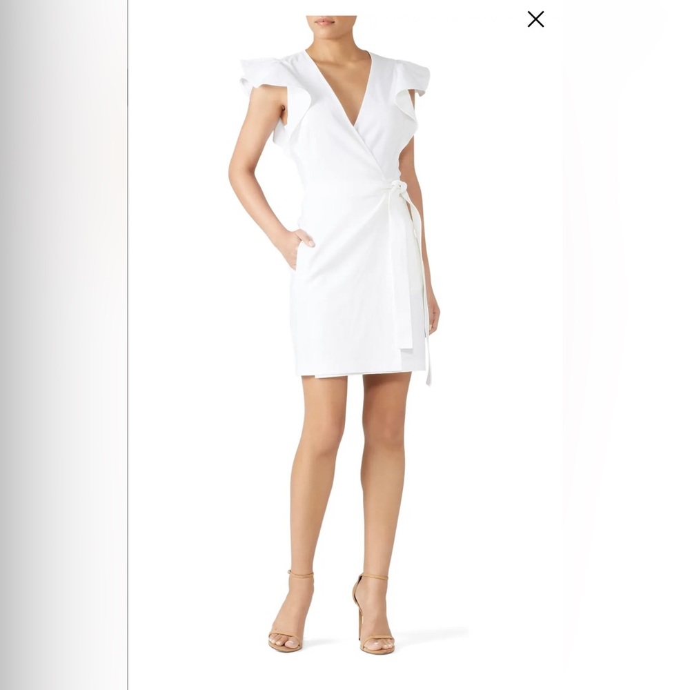 White A.L.C. Sidelle Wrap dress